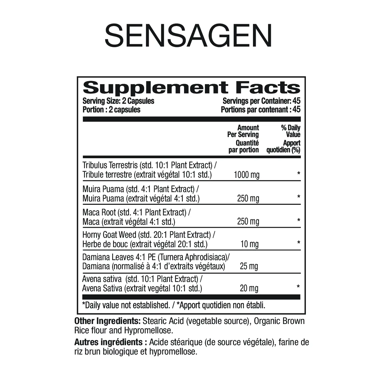 Sensagen | Adeeva Nutritionals Sensagen