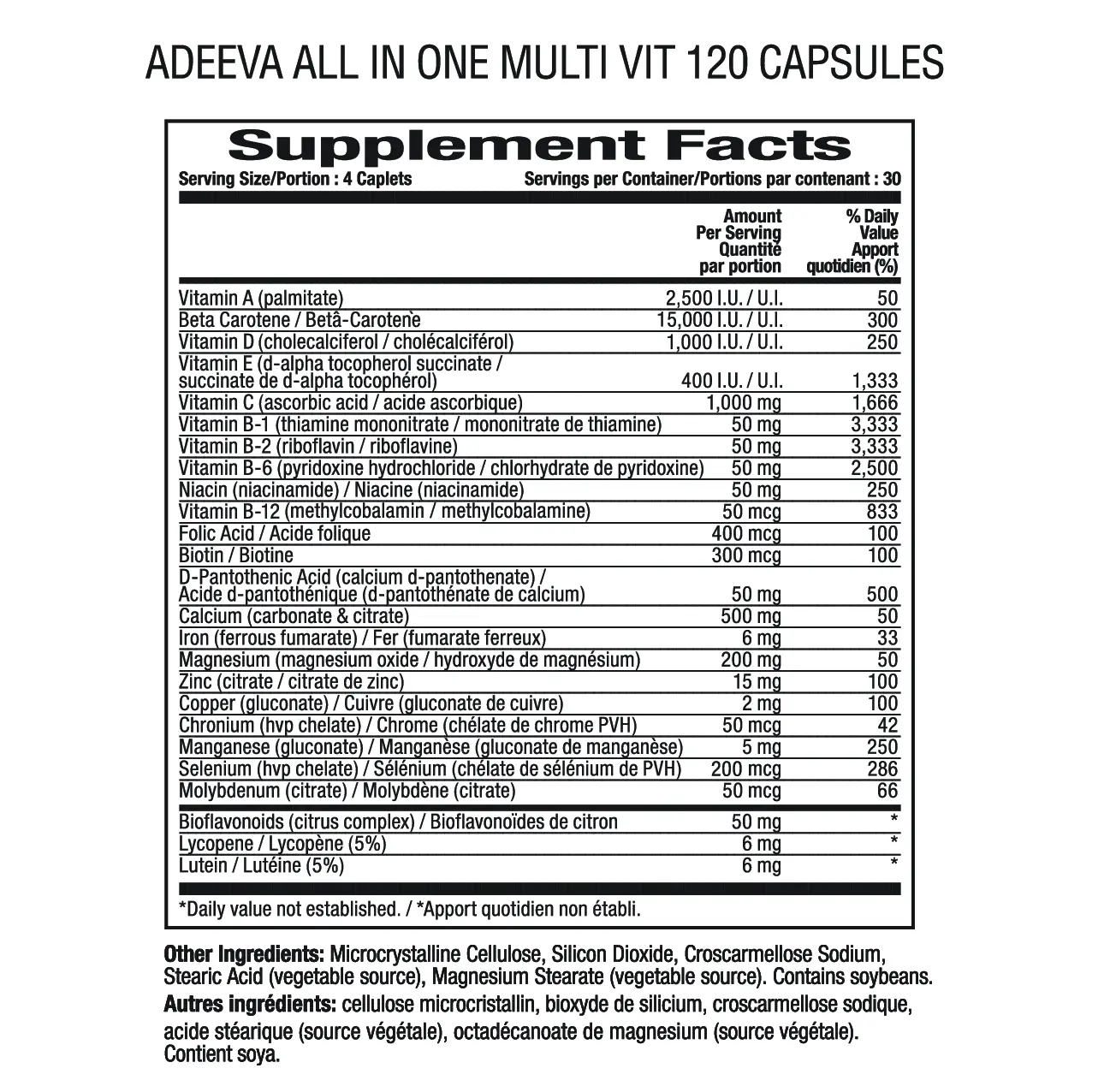 Adeeva Ingredients Sides4 | Adeeva Nutritionals