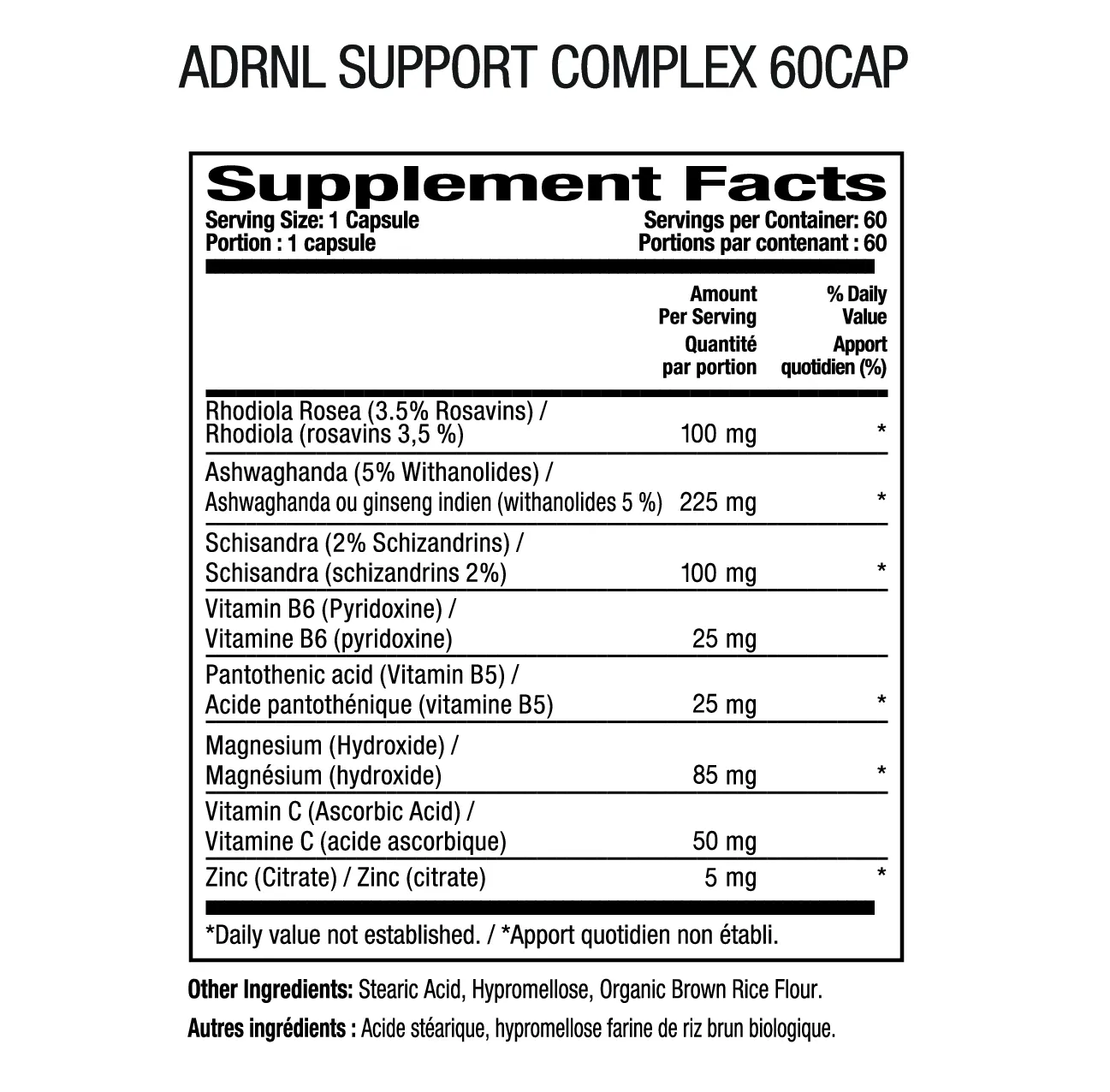 Adrnl Support Complex | Adeeva Nutritionals Adrnl Support Complex