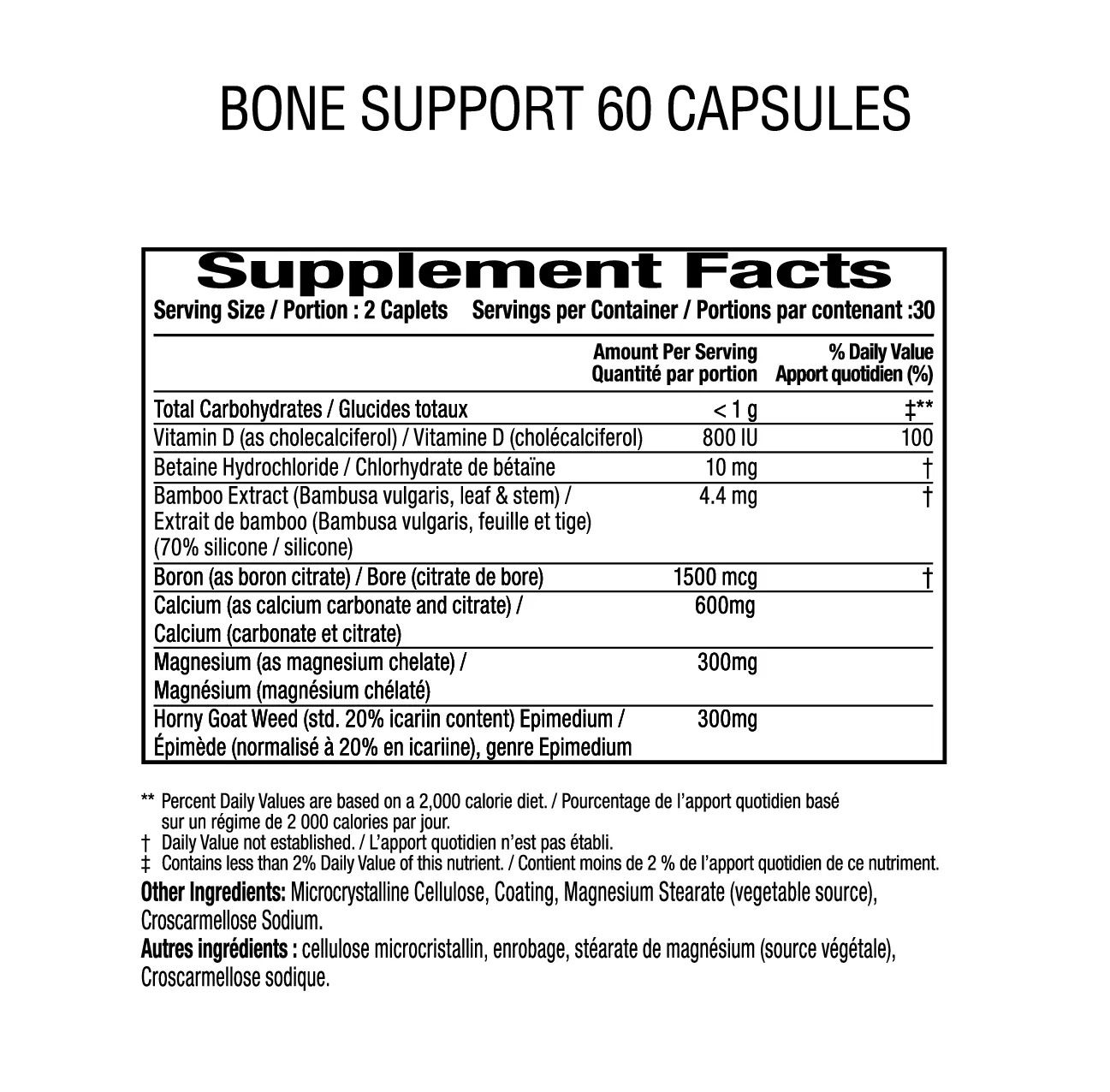 Bone Support | Adeeva Nutritionals Bone Support